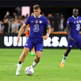 Ross Barkley #18 of Chelsea dribbles the ball ahead of teammate Malang Sarr #31 during a preseason (Photo by Ethan Miller/Getty Images)