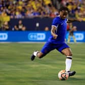  Raheem Sterling of Chelsea FC takes a shot during of the pre-season (Photo by Justin Casterline/Getty Images)