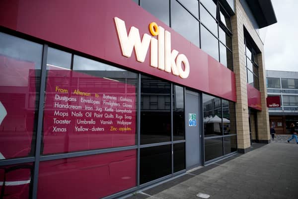 A Wilko store . (Photo by Christopher Furlong/Getty Images)