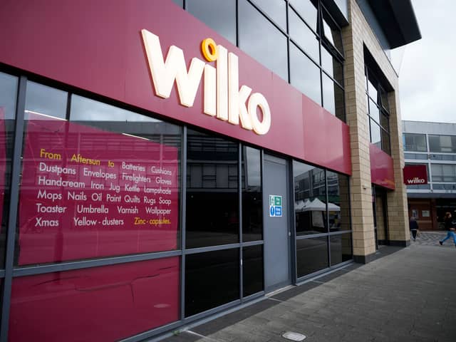 A Wilko store . (Photo by Christopher Furlong/Getty Images)
