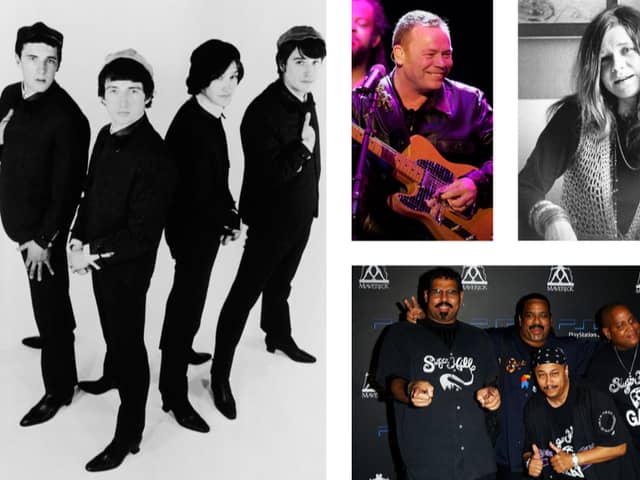 The Kinks, UB40, Janis Joplin and The Sugarhill Gang will be added to the Music Walk of Fame in Camden. (Photos by Getty)