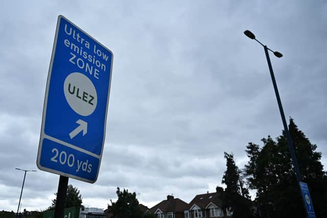 The ULEZ scrappage scheme is due to expand to include all Londoners with non-compliant cars or motorbikes, from August 21. Credit: Justin Tallis/AFP via Getty Images.