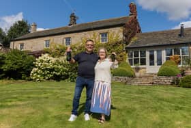 Omaze Blood Cancer UK Million Pound House Draw Yorkshire winner Eliza Yahioglu with husband Gokhan. (Photo by Omaze)