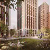 CGI of planned Old Kent Road flat buildings.  Credit: Adam Flack