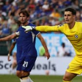 : Kepa Arrizabalaga #1 of Chelsea directs his team during the second half of the pre season (Photo by Tim Nwachukwu/Getty Images)