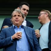 Todd Boehly, Chairman and Co-Owner of Chelsea, looks on prior to the Premier League match (Photo by Shaun Botterill/Getty Images)