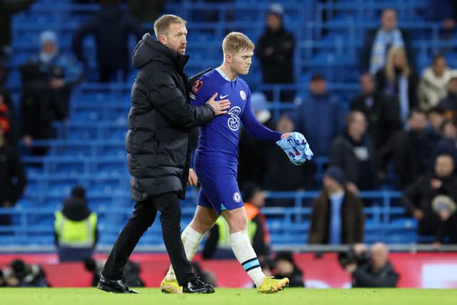 Lewis Hall broke into the Chelsea first team under former boss Graham Potter. (Getty Images)