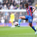  Cheick Doucoure of Crystal Palace controls the ball during the Premier League match (Photo by Warren Little/Getty Images)