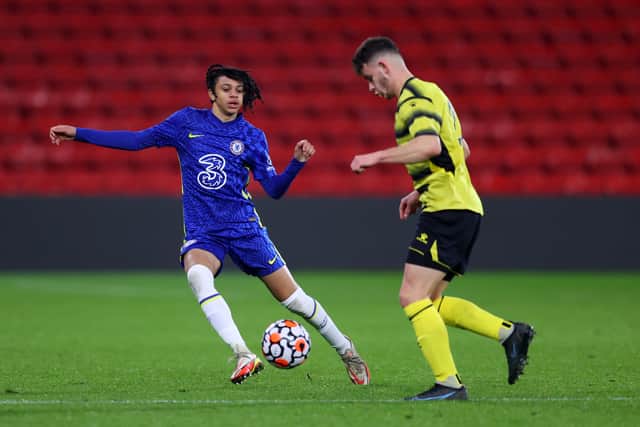 Richard Olise in Chelsea action during the FA Youth Cup (Image: Getty Images)