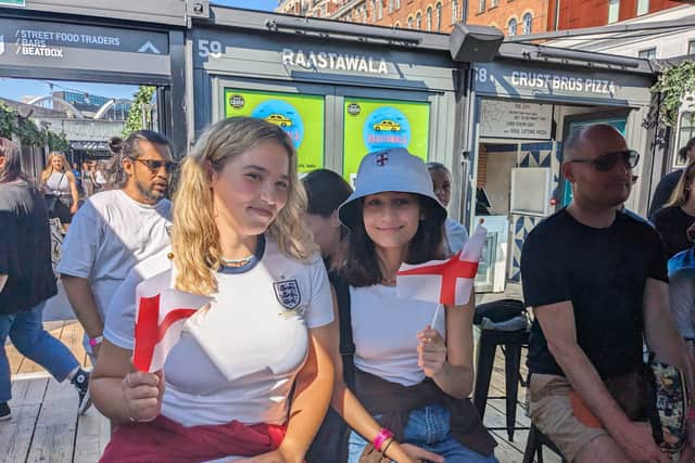 Brooke, 21 and Mimi, 18, have watched the Lionesses play for all their games in the tournament