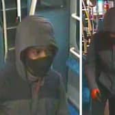 The Met Police have released these images of a suspect in relation to a  “homophobic” double stabbing in Clapham. (Photo by MPS)