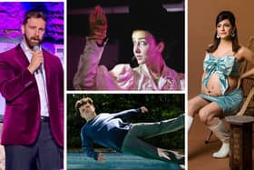 Hotly tipped at the Edinburgh Fringe are (Clockwise l-r) Pierre Novellie, Julia Masli, Janine Harouni and Dan Tiernan. (Photos by the artists/Matt Stronge)