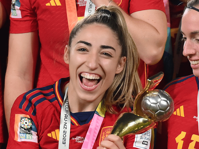 Defender Olga Carmona scored the winning goal in the World Cup final for Spain, but found out after the final whistle her father had passed away - Credit: Getty