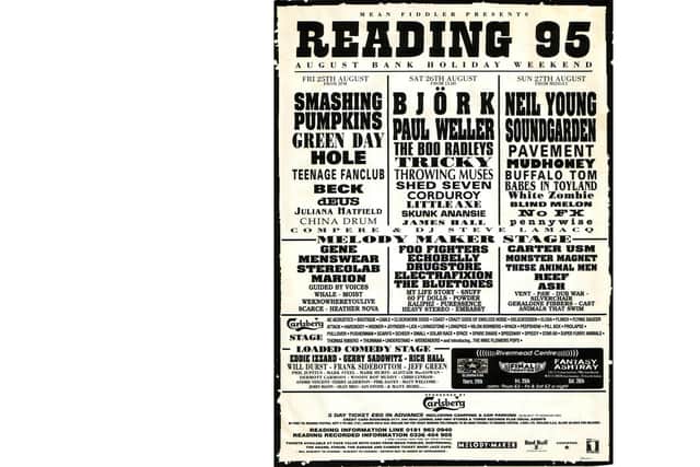 Reading 1995 poster. (Picture by Reading Festival)