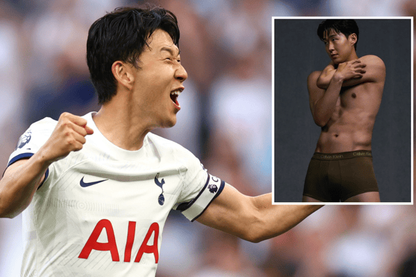 Son sent hearts racing online (Image: Getty Images / Instagram @calvinklein)
