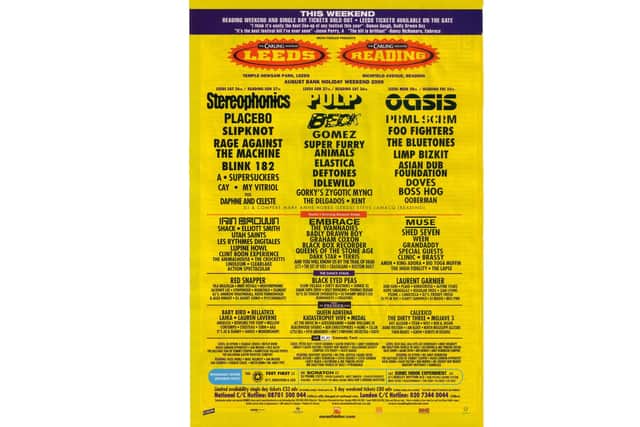 The Reading 2000 poster. (Picture by Reading Festival)