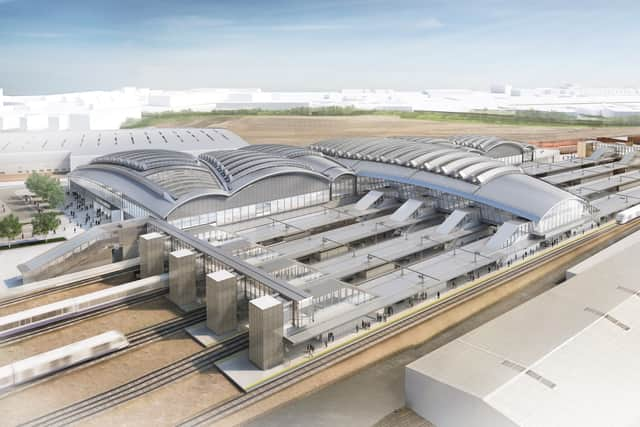 An estimated 250,000 passengers are expected to travel through Old Oak Common every day once it has opened. Credit: HS2.