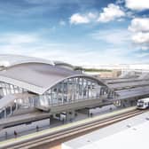 Old Oak Common is set to be a ‘super-hub’, and will be the largest new railway station ever built in the UK. Credit: HS2.