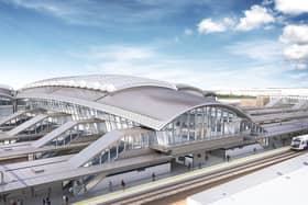 Old Oak Common is set to be a ‘super-hub’, and will be the largest new railway station ever built in the UK. Credit: HS2.