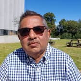 Soumitra Bose discovered he had lung cancer in 2021, and was told air pollution was a likely cause. Credit: Ben Lynch.