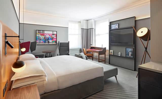 Andaz Liverpool Street's large king room. Credit: Andaz Liverpool Street