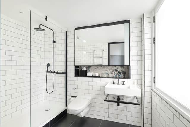 King deluxe bathroom. Credit: Andaz Liverpool Street