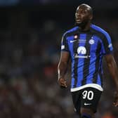  Romelu Lukaku of Inter Mila during the UEFA Champions League 2022/23 final match  (Photo by Michael Steele/Getty Images)