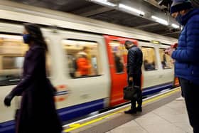 A TfL Tube platform. (Photo by Tolga Akmen / AFP via Getty Images)