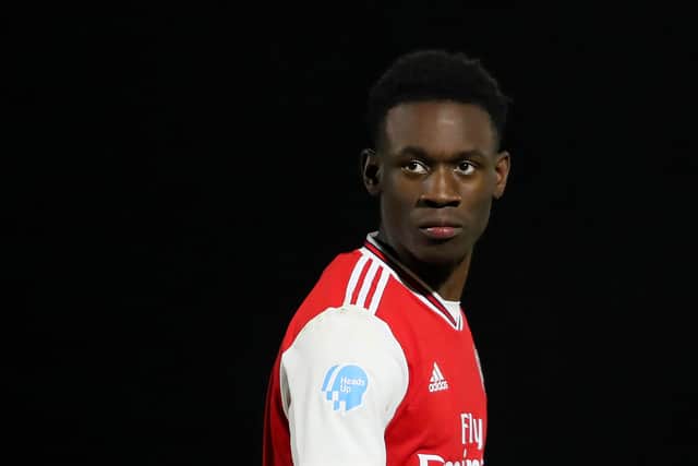 Folarin Balogun has been linked with a move away from Arsenal throughout the summer transfer window. (Getty Images)