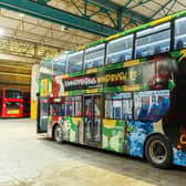 The Windrush-themed bus, set to feature at this weekend’s Notting Hill Carnival. (Photo by TfL)