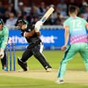 Wayne Madsen of Manchester Originals looks on as he is bowled out during The Hundred Final between Oval Invincibles Men and Manchester Originals Men at Lord's Cricket Ground on August 27, 2023 in London, England. (Photo by Julian Finney/Getty Images)