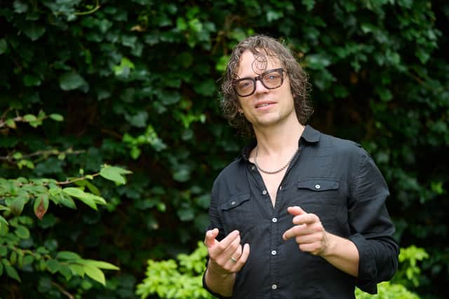 Jarle Bernhoft at the Norwegian ambassador’s residence in Kensington Park Gardens. (Photo by Dave Hogan/Hogan Media)