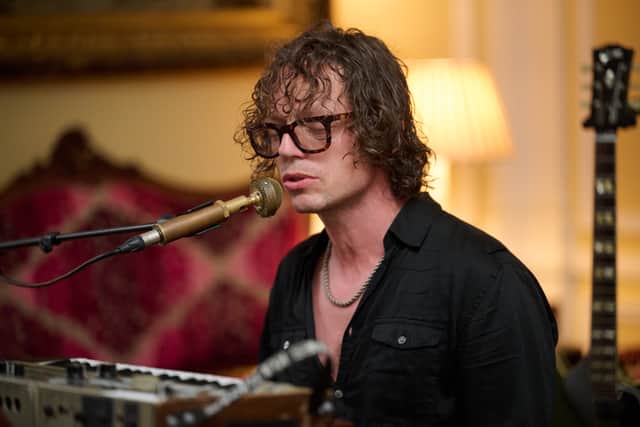 Bernhoft at the piano. (Photo by Dave Hogan/Hogan Media)