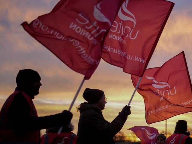 Unite members at four London NHS Trusts will be striking in September. Credit: Christopher Furlong/Getty Images.