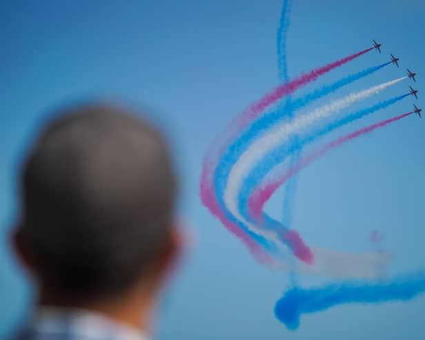 The Red Arrows are set to perform at the Bournemouth Air Festival this weekned 