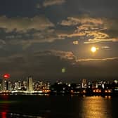 The lunar phenomenon, which last occurred in 2009, drew Londoners out of their homes in their droves to take photographs.
