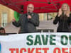 RMT ticket office closures: Mick Lynch warns Tories of ‘a storm coming’ at Downing Street rally
