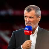 Roy Keane was working for Sky Sports at the match (Image: Getty Images)