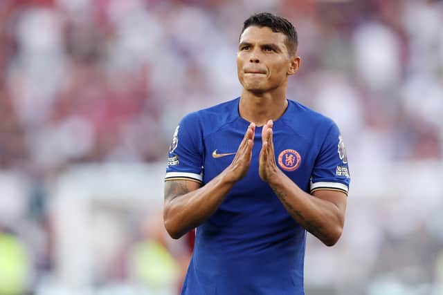 Thiago Silva spotted the post online and commented (Image: Getty Images)