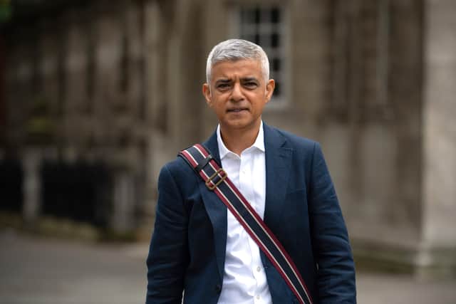 The mayor of London, Sadiq Khan, on the day the ULEZ was expanded to cover the whole of the capital. Credit: Carl Court/Getty Images.