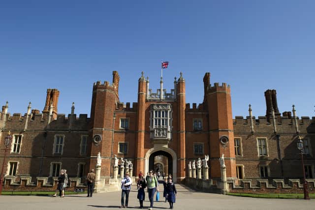 The marathon weaves past a number of notable south-west London landmarks, including Hampton Court Palace. Credit: Miguel Medina/AFP via Getty Images.