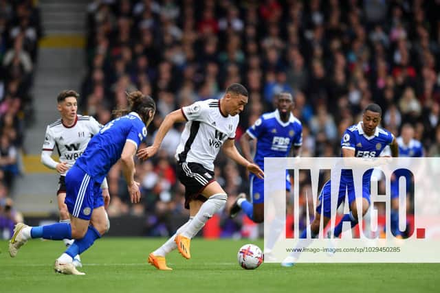 Carlos Vinicius in action for Fulham.