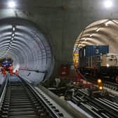 Construction work in 2015 on what would become the Elizabeth line.  (Photo by Dan Kitwood/Getty Images)