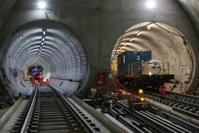 Construction work in 2015 on what would become the Elizabeth line.  (Photo by Dan Kitwood/Getty Images)