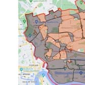 The proposed 20mph zones are in grey, while orange areas are existing 20mph zones. (Picture by Newham Council)