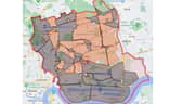 The proposed 20mph zones are in grey, while orange areas are existing 20mph zones. (Picture by Newham Council)