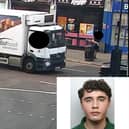 Daniel Khalife is thought to have escaped from Wandsworth Prison in London on a Bidfood van. (Photo by MPS)