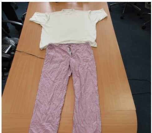 Police have release a photo of the chef’s uniform Daniel Khalife was wearing when he escaped from Wandsworth Prison