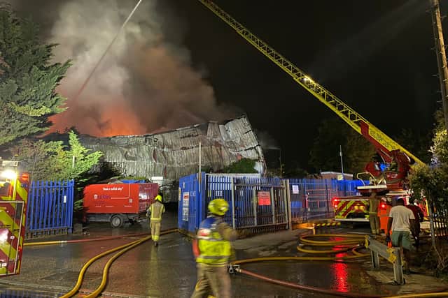 One local resident said the London Fire Brigade was “really quick” to attend the site after being contacted. Credit: London Fire Brigade.