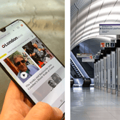 4G and 5G signal will be available on the Elizabeth line. (Photos by André Langlois/Justin TALLIS/AFPvia Getty Images)